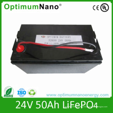 Vente chaude de 24V 50ah LiFePO4 batteries